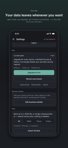 TimeWarp AI - Time Tracker Screenshot 8 of 10