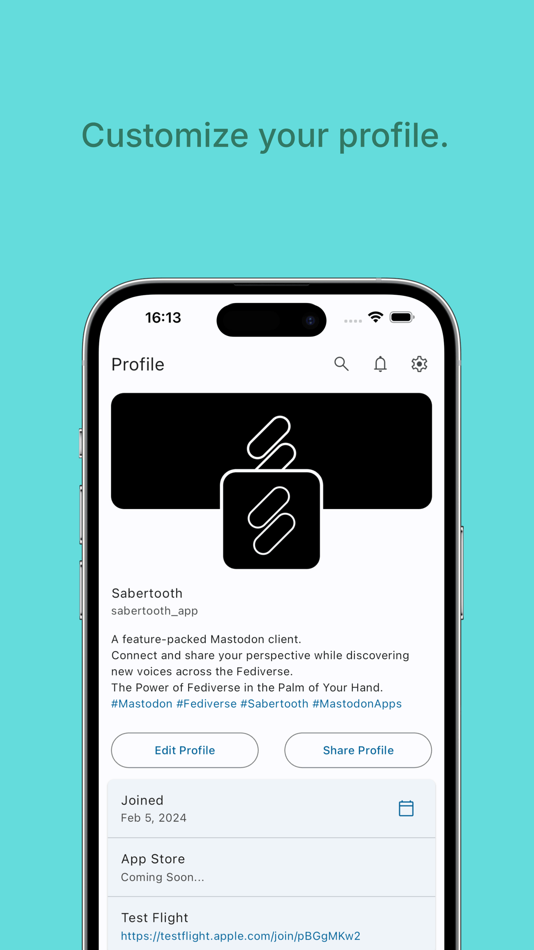 #4. Sabertooth for Mastodon (macOS) Podle: Mahan Rahmati