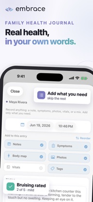Embrace Family Health Tracking screenshot 2