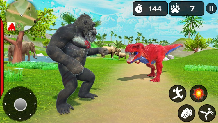 Gorilla Kong Vs Kaiju Rampage
