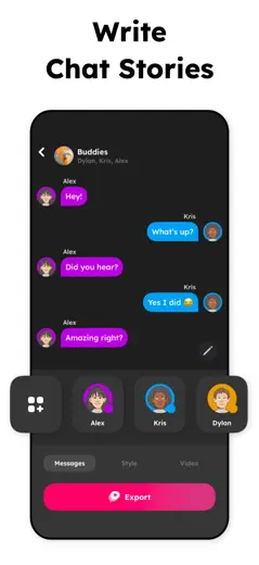 TextingStory Chat Story Maker : capture d’écran 1 sur 9