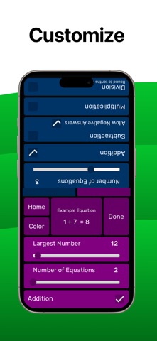 Math Duel: 2 Player Study Quiz Screenshot 3 of 6