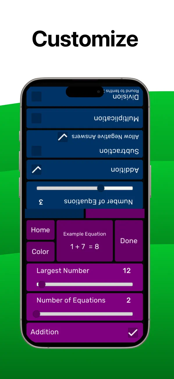 Screenshot #3 pour Math Duel: 2 Player Study Quiz