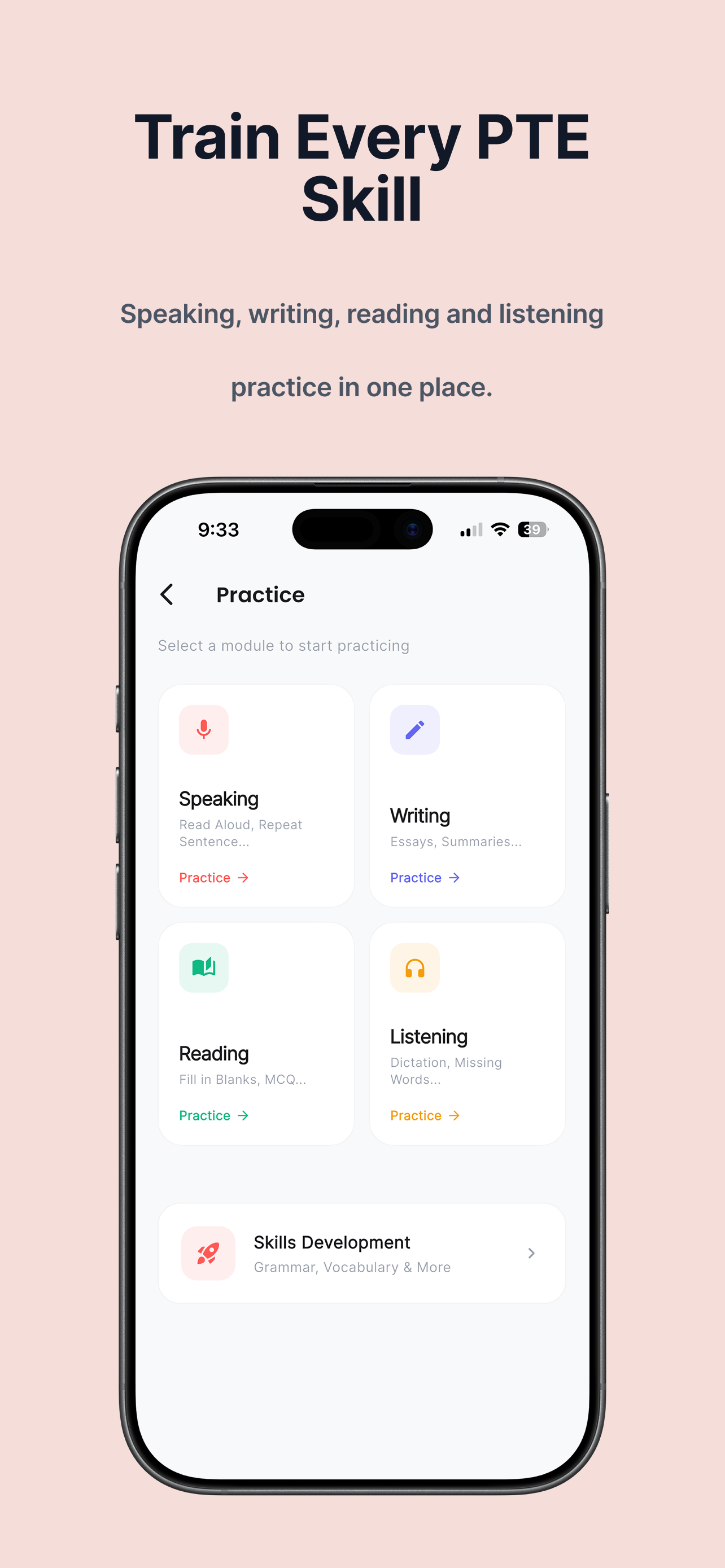 SkillsPTE Academic screenshot 3