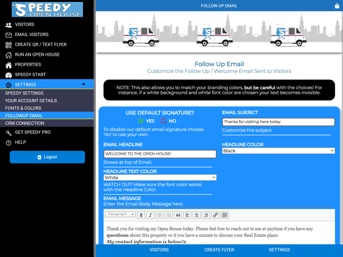 OPEN HOUSE SPEEDY OPEN HOUSE