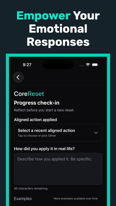 CoreReset: Emotional Clarity screenshot