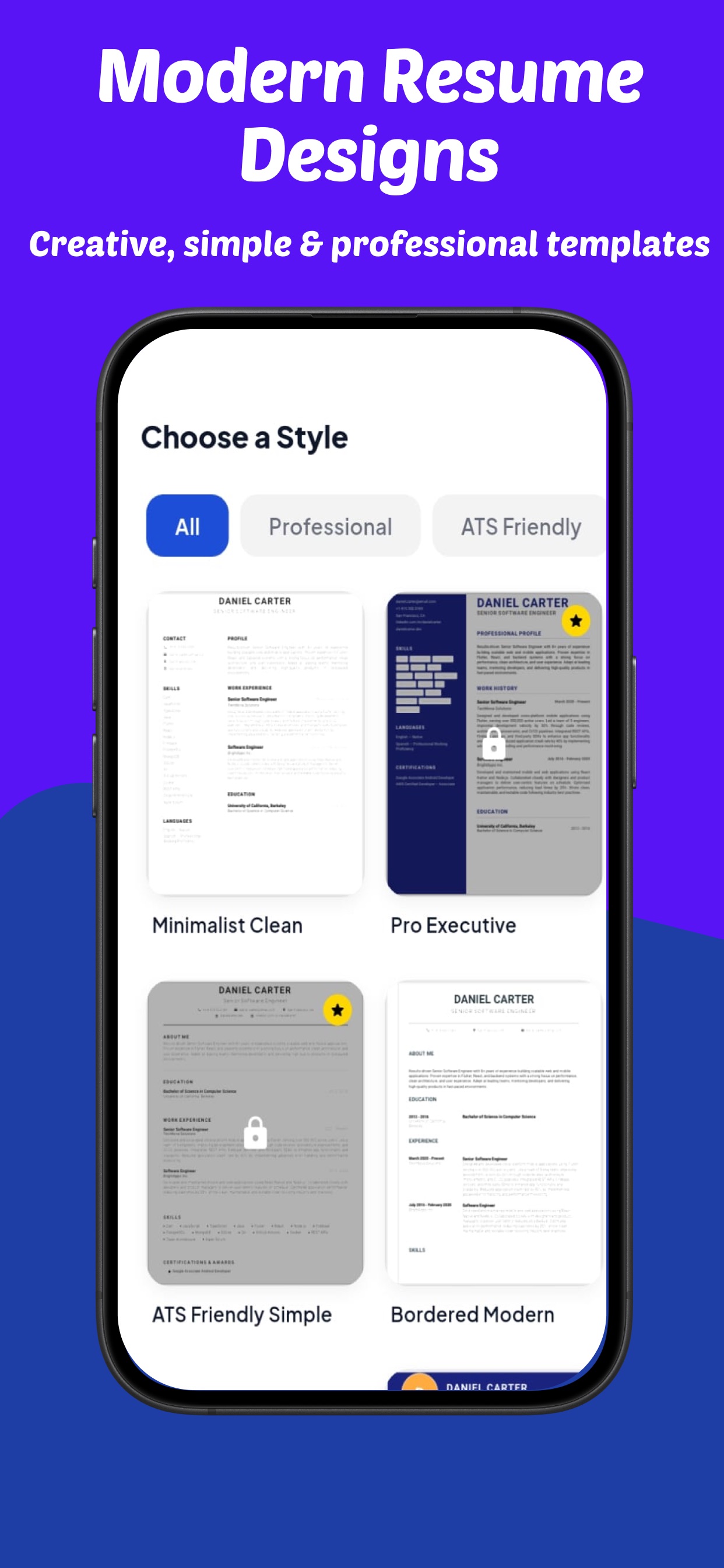 Screenshot 3 of Resumer Builder & CV Maker
