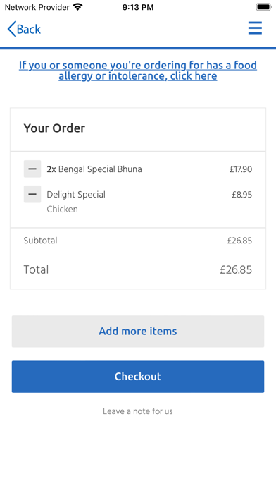 Royal Bengal Takeaway Screenshot