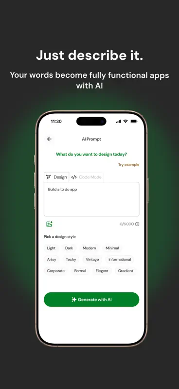 AI App Builder: AppForceStudio screenshot 4 of 10