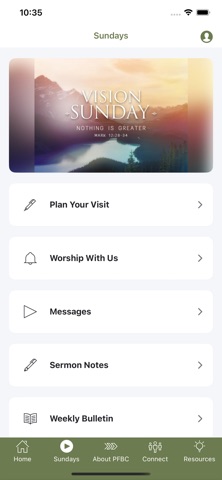 Park Forest Baptist Church screenshot