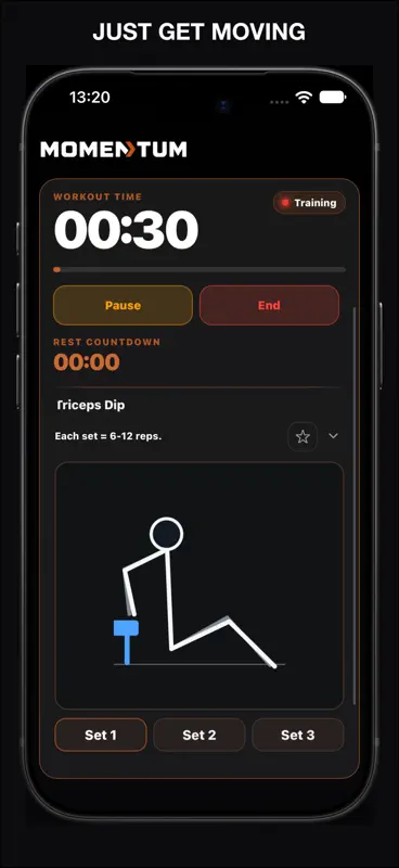 MOMENTUM: Home Workouts screenshot 2 of 6