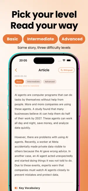 News Translation: English News screenshot 2