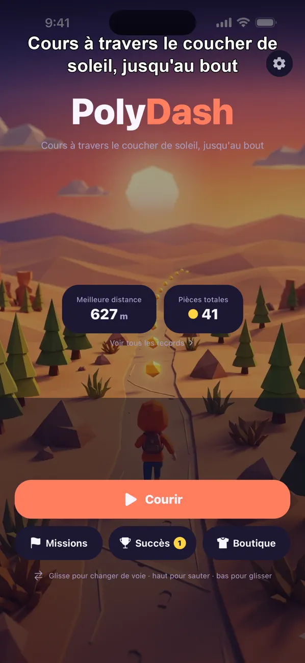 Screenshot #2 pour PolyDash: Cours jusqu'au bout