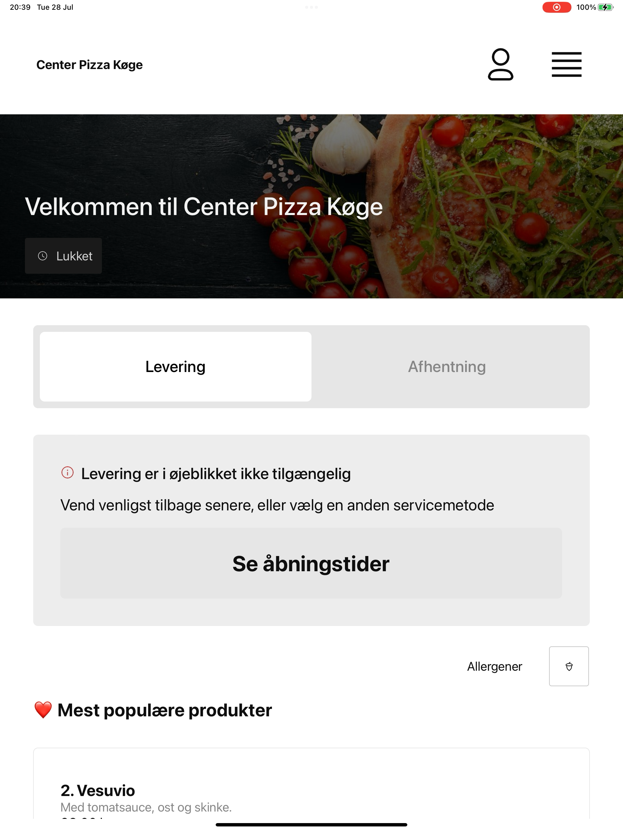 Center Pizza screenshot 10