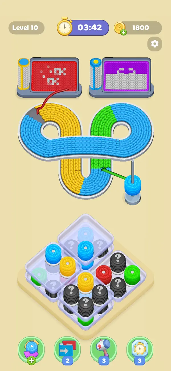 #2. Thread Stack 3D (iOS) بواسطة: Luc Vu