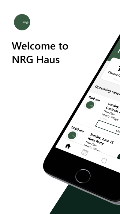 NRG Haus iPhone screenshot