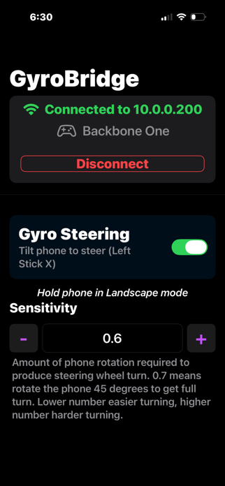GyroBridge Screenshot 2 of 2