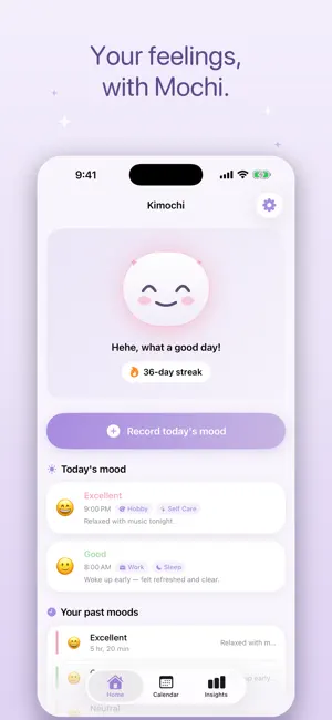 Kimochi - Cute Mood Diary screenshot 1