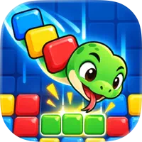 ‎Match-3 Puzzle: Snake Color
