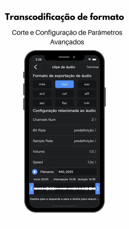 extração áudio - Extrair MP3 screenshot 3 of 4