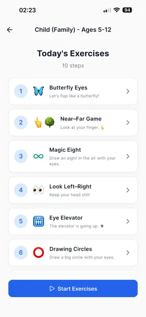 Eye Exercises: Daily Routine screenshot 3