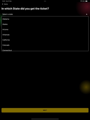 The Ticket Clinic - A Law Firm iPad screenshot