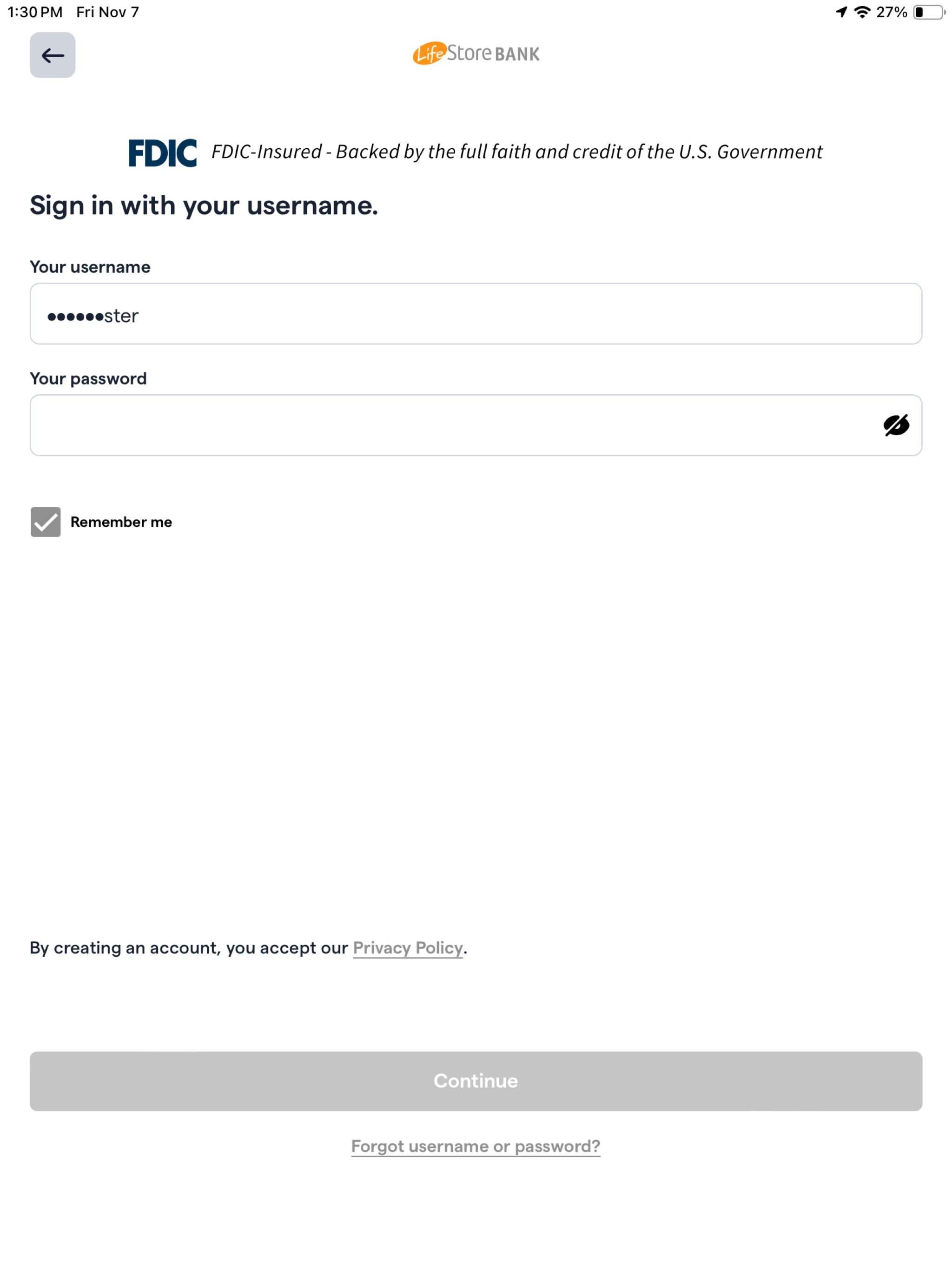 LifeStore Bank Mobile