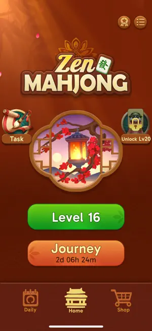 Zen Mahjong Solitaire screenshot 1