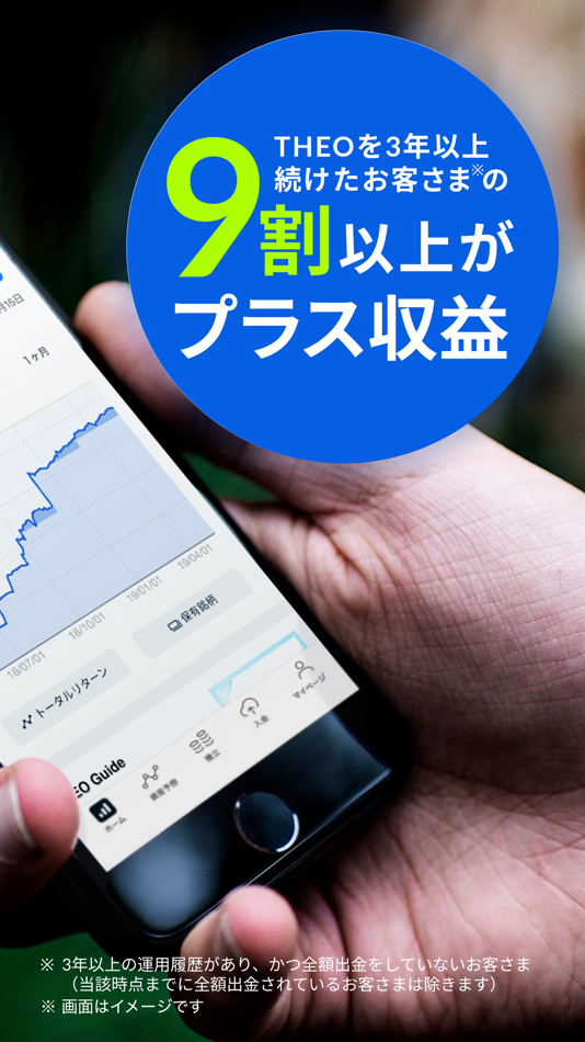 #2. THEO[テオ] ロボアドバイザーでおまかせ資産運用 (iOS) 由: MONEY DESIGN Co., LTD.