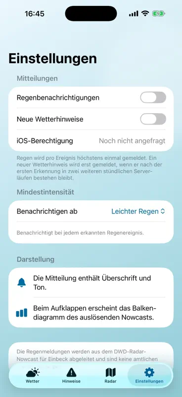 Ein Wetter screenshot 4 of 4