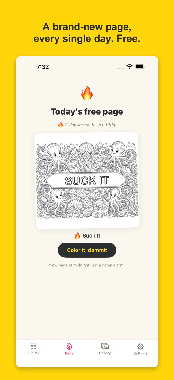 Screenshot #3 pour Swear Words: Adult Coloring
