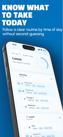 StackFlow: Supplement Planner Screenshot 1 of 5