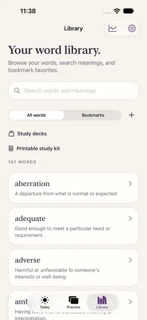 WordLedger: Daily Vocabulary screenshot 3