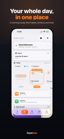FormTwin: 3D Body & Workouts Screenshot 1 of 5