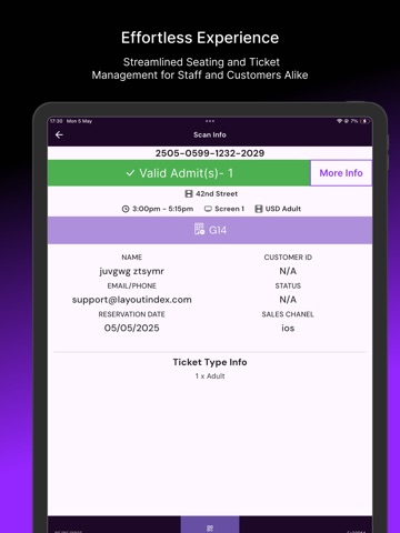 GATEsync iPad screenshot