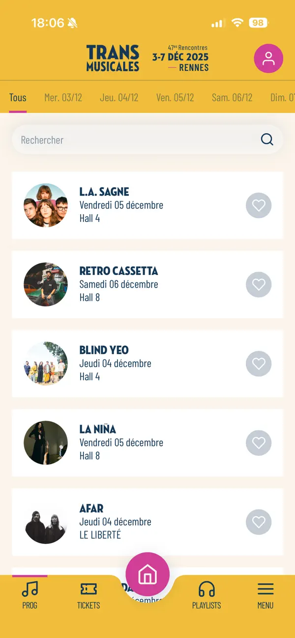 Screenshot #2 pour Trans Musicales 2025