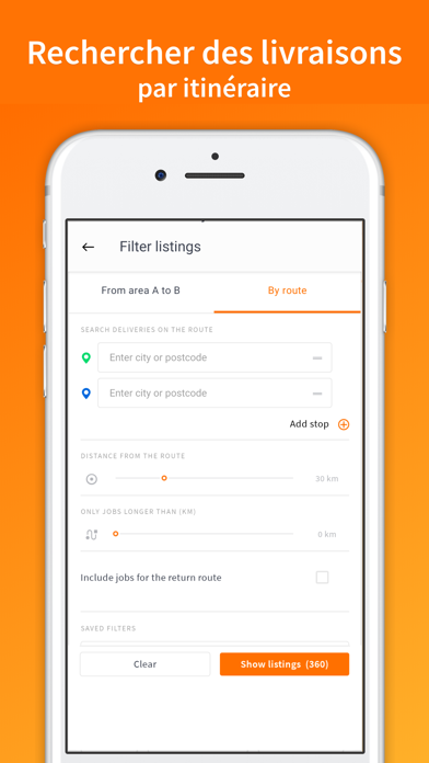 Screenshot #2 pour Clicktrans – for couriers