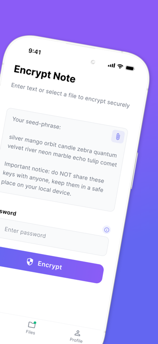 Cipher App | Encrypt Text File Screenshot 2 of 7