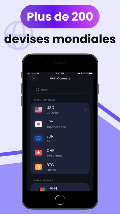 Screenshot #2 pour Convertisseur Monnaie Express