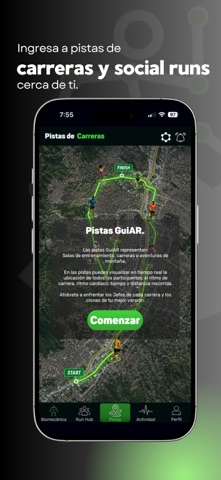 GuiAR Running Lab iPhone screenshot