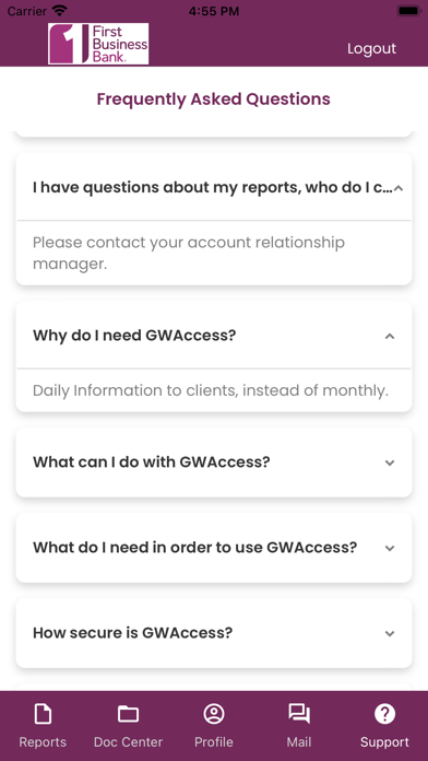 First Business Bank - Wealth Screenshot