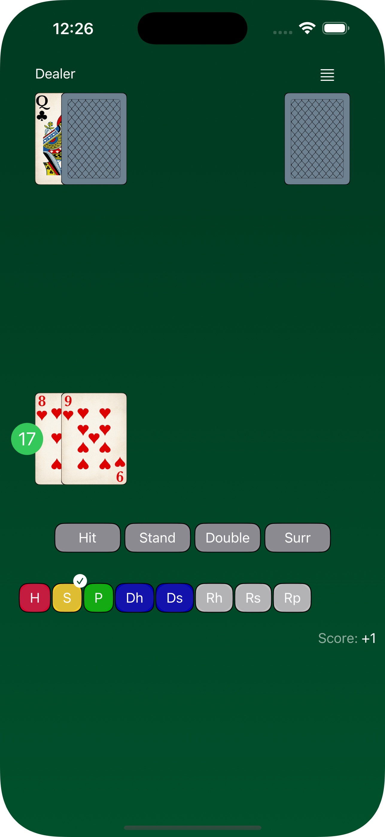 Screenshot 1 of Blackjack Trainer - FeinGames
