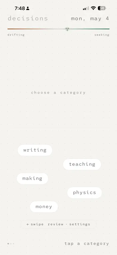 Decisions: Seeking & Drifting screenshot 2
