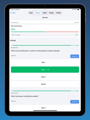 OSHA 30 Construction Exam Prep iPad screenshot