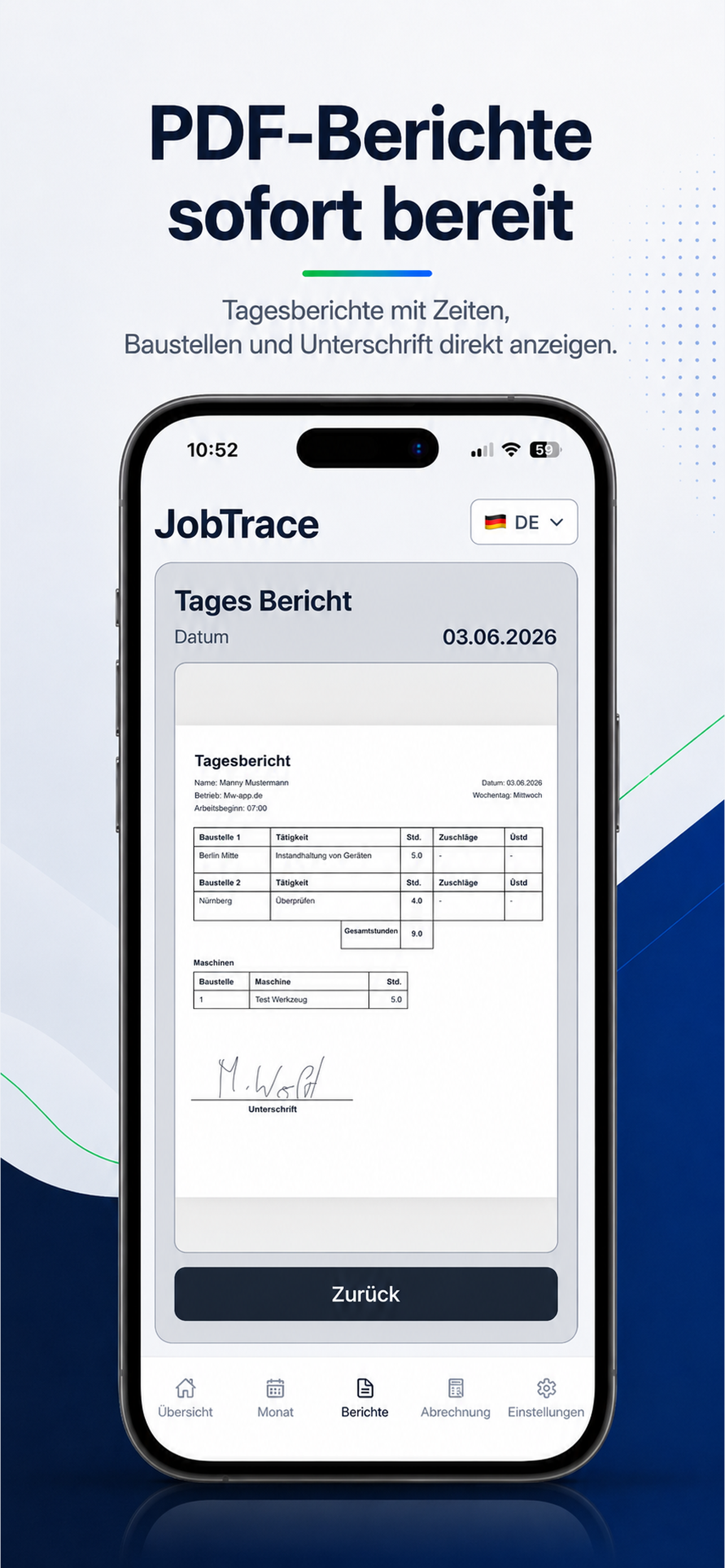 JobTrace screenshot 3