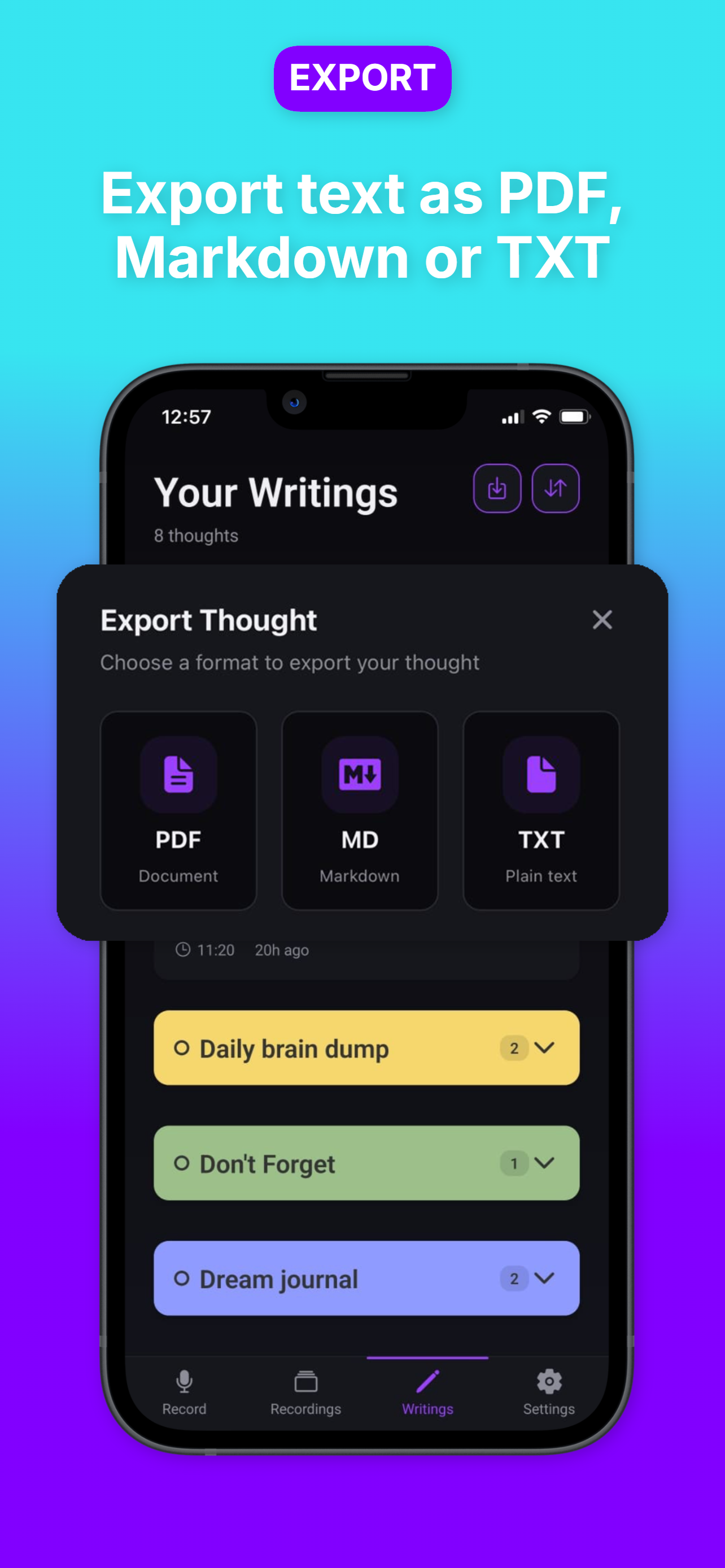 MindPen: Voice to Refined Text screenshot 7