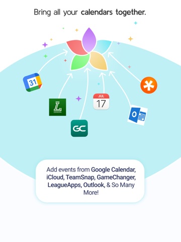 Famzil: Family Calendar iPad screenshot