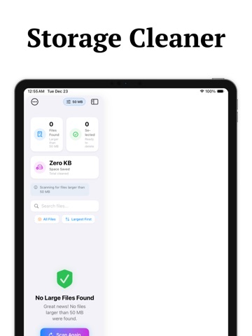 Phone Storage Cleaner -Cleanup iPad screenshot