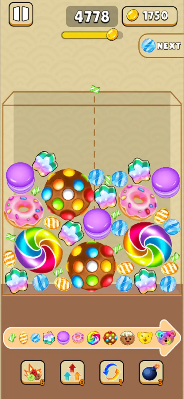 Screenshot #3 pour Candy Merge: Match Game