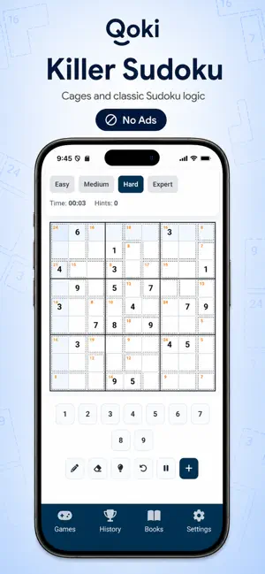 Qoki Sudoku – Logic Puzzle screenshot 1